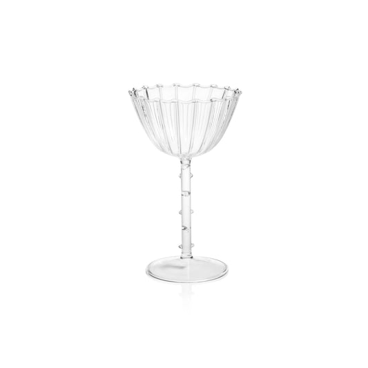Chaumont Coupe Glass- Clear Sets of 2