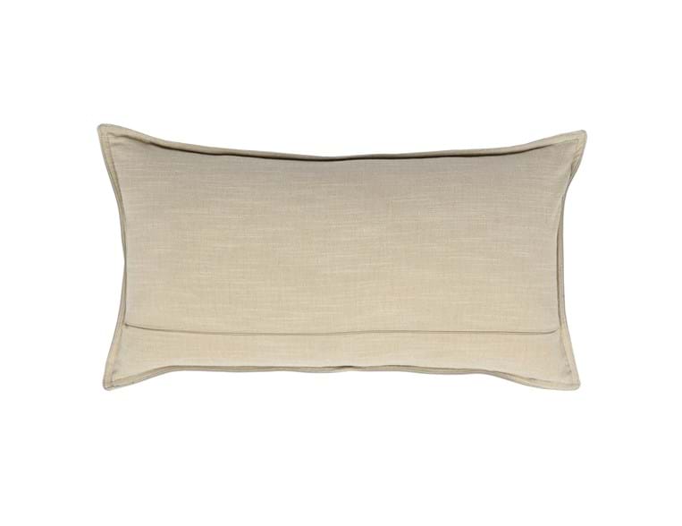 Leather Dumont Chestnut Lumbar Pillow